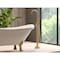 Castello Usa Neptune Freestanding Brushed Gold Gooseneck Tub Filler Faucet with Standard Handle CB-F04-BG - alternate 8